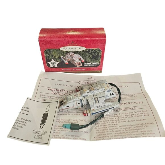 Hallmark Keepsake Ornament Star Trek Deep Space Nine Runabout U.S.S. Rio Grande - Picture 3 of 9